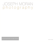 Tablet Screenshot of josephmoran.com